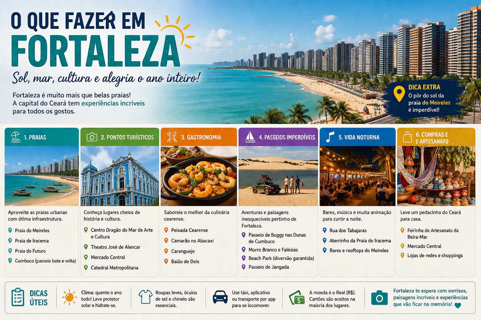 O Que Fazer em Fortaleza: Guia Completo para Aproveitar ao Máximo O Que Fazer em Fortaleza