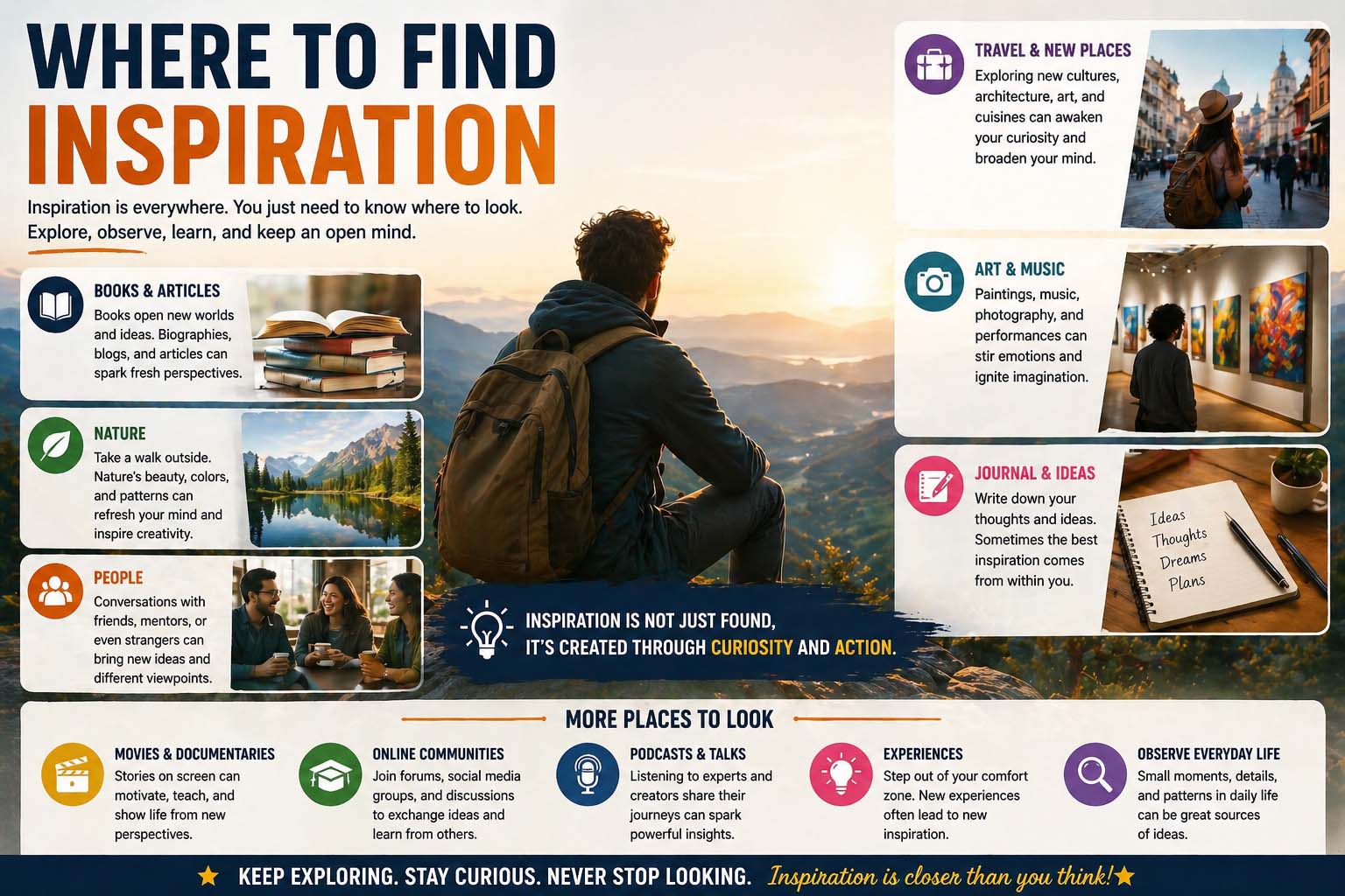 Where to Find Inspiration for Everyday Life and Creative Success Where to Find Inspiration
