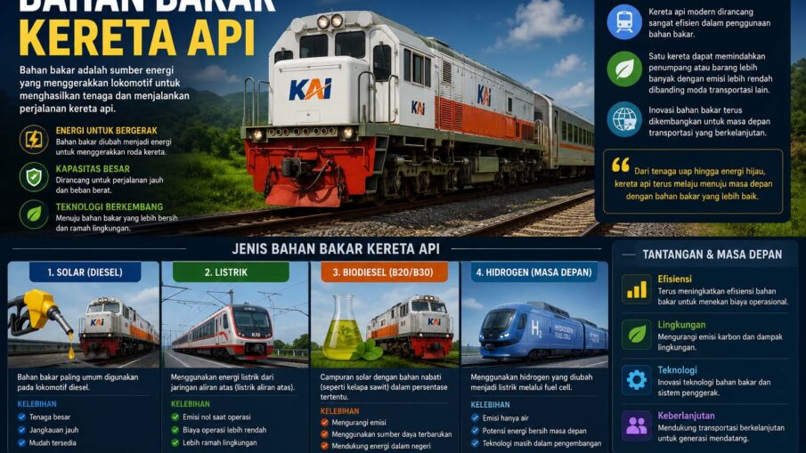 bahan bakar kereta api