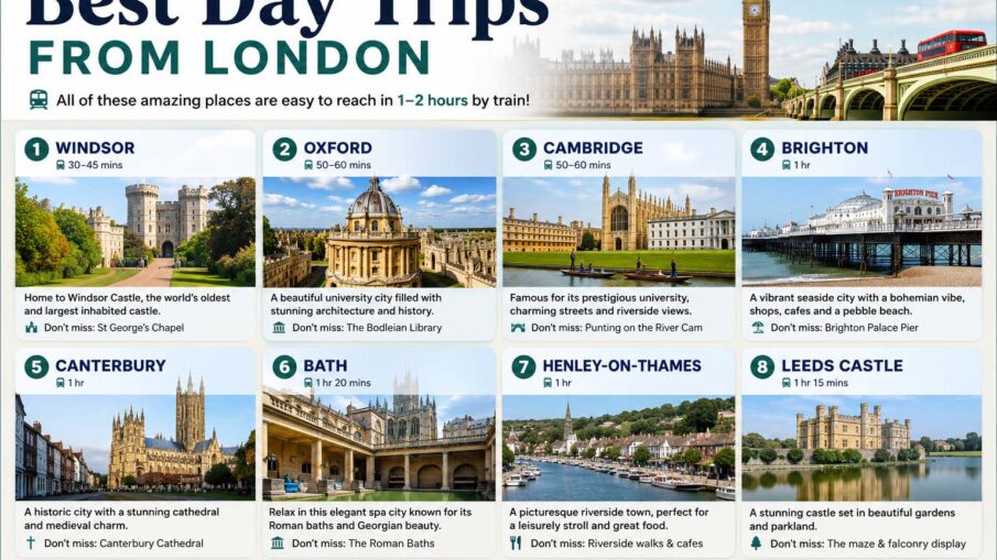 best day trips from london
