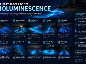 best places to see bioluminescence