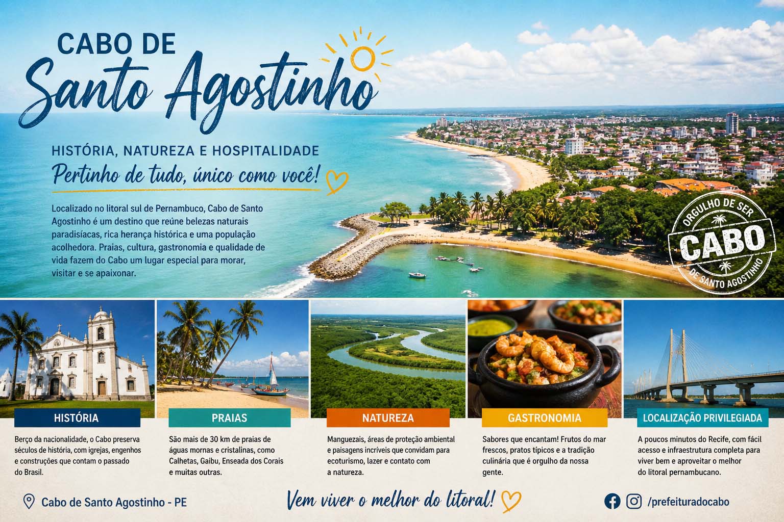 Descubra Cabo de Santo Agostinho