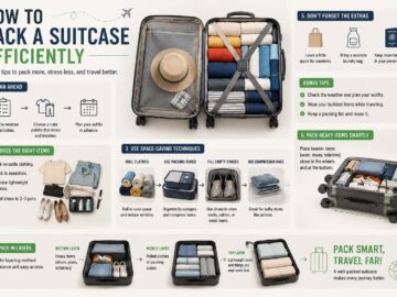 how to pack a suitcase efficiently