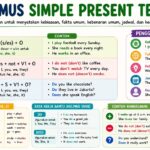 Rumus Simple Present Tense Lengkap Beserta Contoh dan Penjelasannya rumus simple present tense