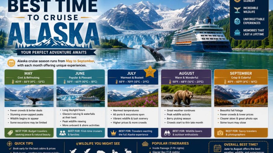 best time to cruise alaska