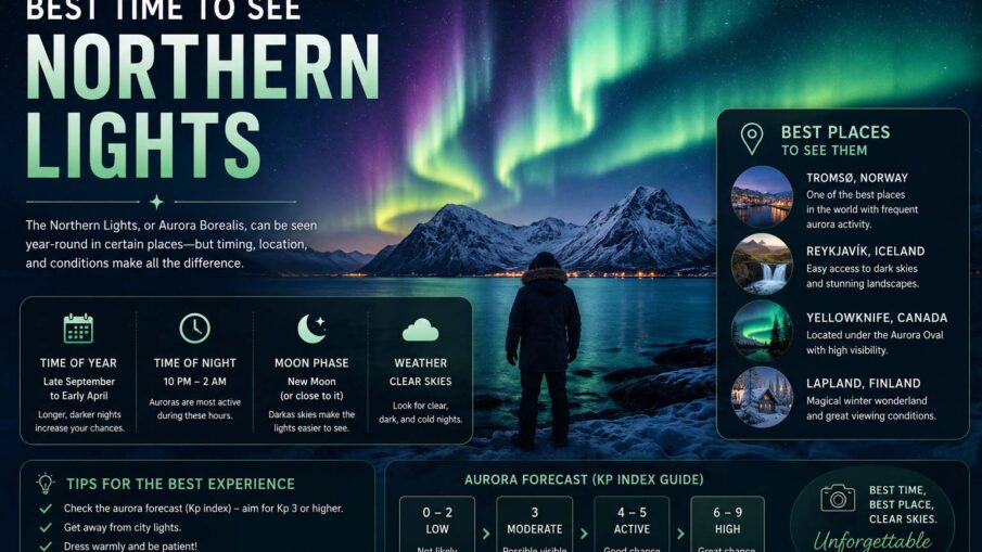 best time to see northern lights
