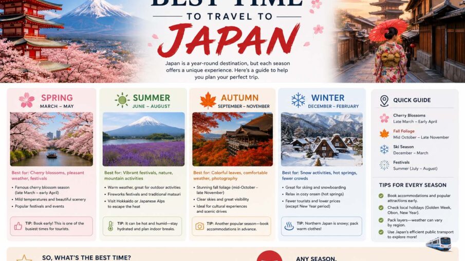 best time to travel to japan
