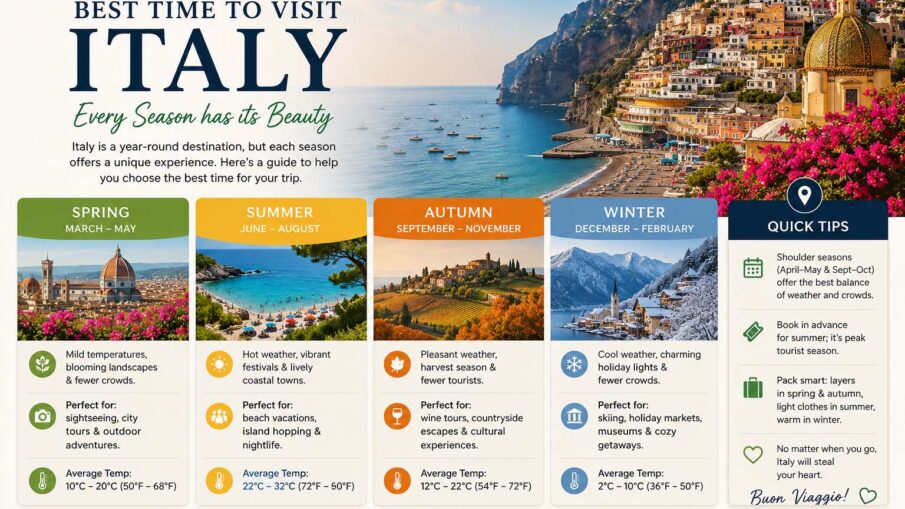best time to visit italy