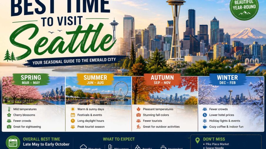 best time to visit seattle