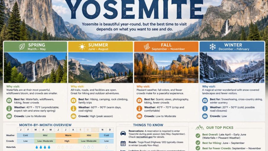 best time to visit yosemite