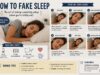 how to fake sleep