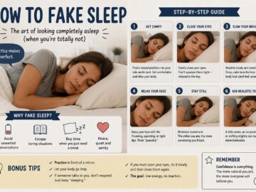 how to fake sleep