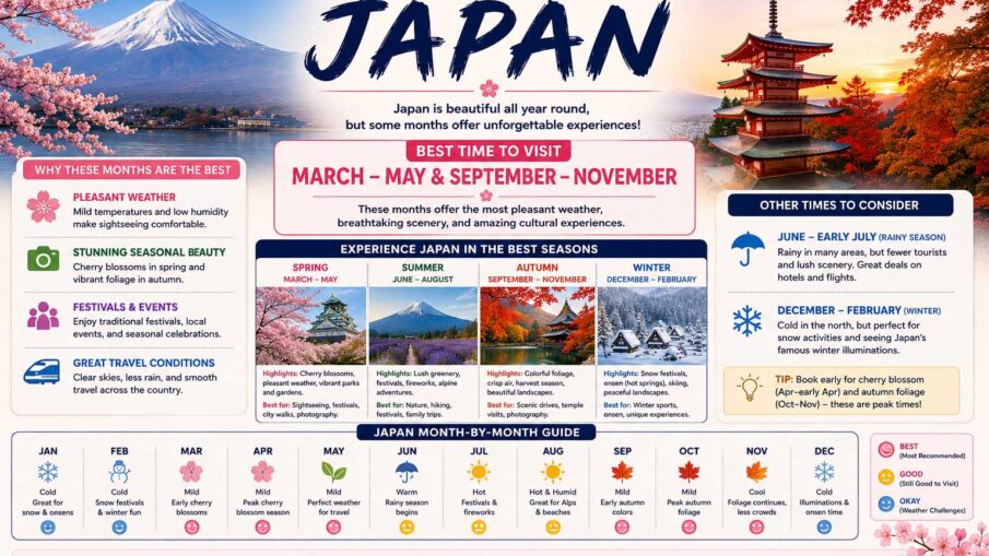 best month to visit japan