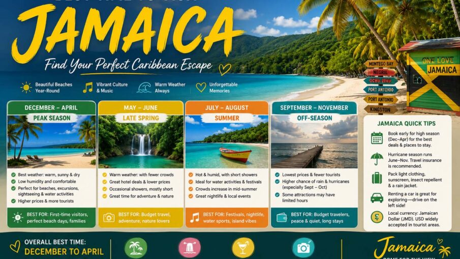 best time to visit jamaica