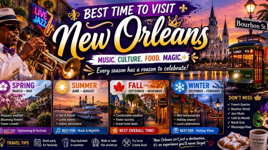 best time to visit new orleans