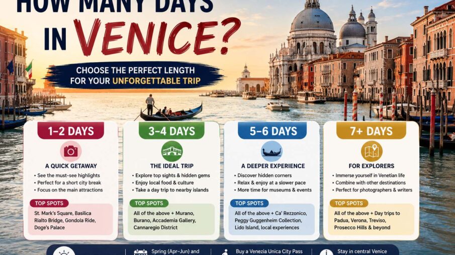 how many days in venice