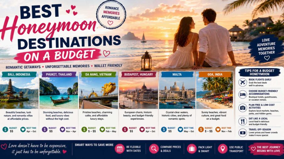 best honeymoon destinations on a budget