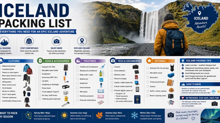 iceland packing list