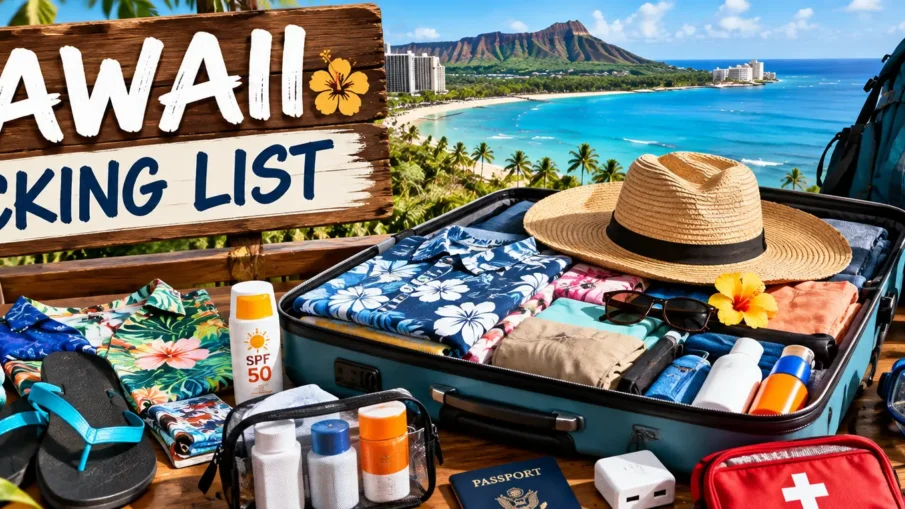 hawaii packing list